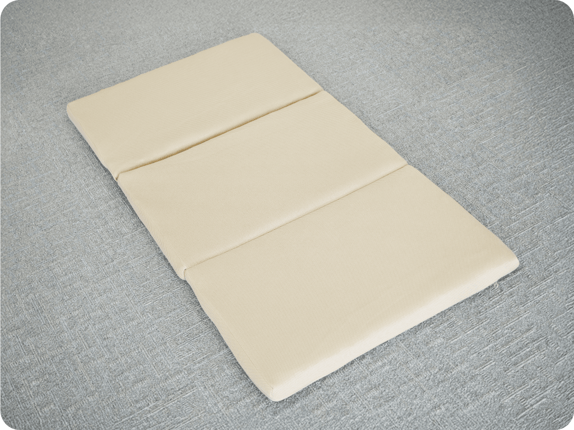 お子さまの健康を考えた衛生的なこだわりの布団を使用のイメージ