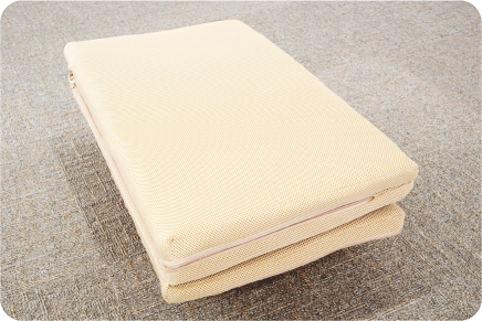 速乾性・通気性のあるこだわりのお布団でいつでも衛生的！