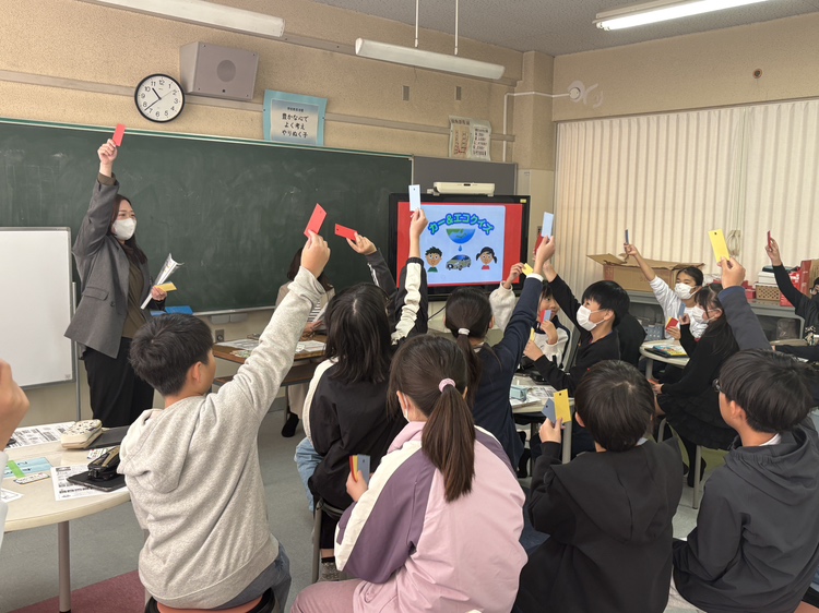 岐阜市立本荘小学校 トヨタ未来スクール開催